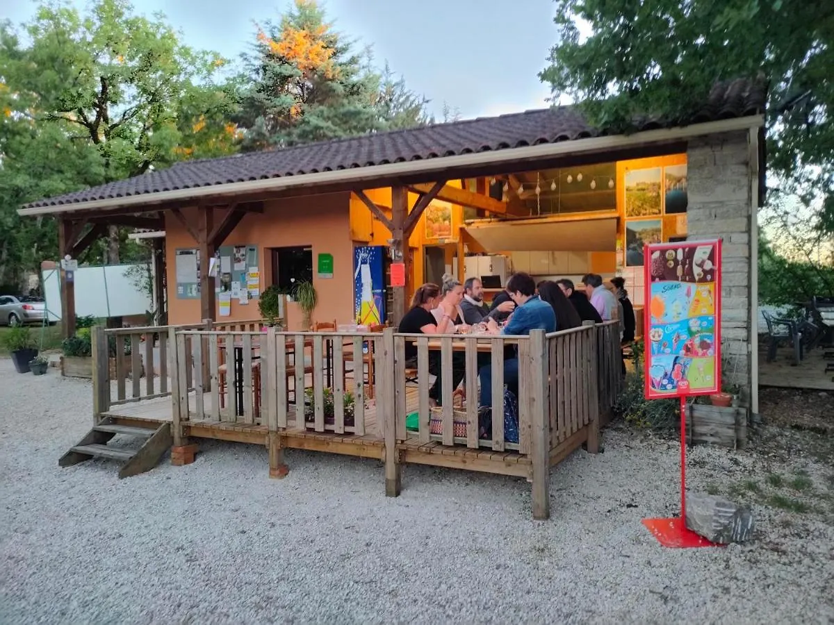 Limogne-en-Quercy Camping Le Bel Air Mobil Home Le Figuier 6 Personnes צרפת